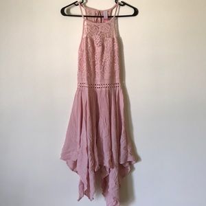 Very cute baby pink lace dress